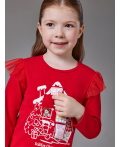 Джемпер детский для девочек Argo красный