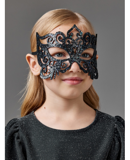 Маска карнавальная детская Asani черный
