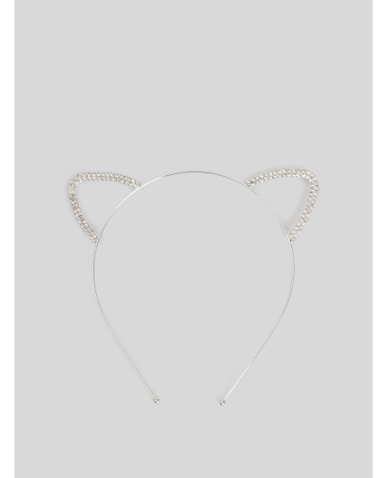 Ободок детский Ashley серебристый