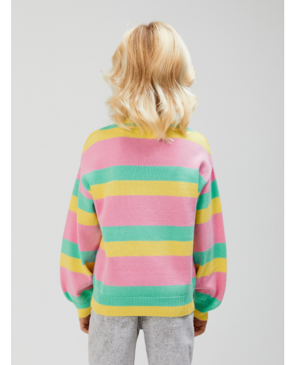 Джемпер детский для девочек Aster полоска