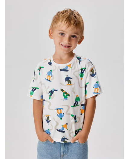 Футболка детская для мальчиков Bellamy белый