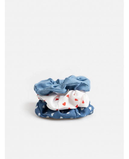 Набор из 3 резинок для волос дет. Bergamini разноцветный