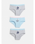 Трусы детские для девочек в наборе из 3шт Betann цвет в ассортименте