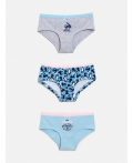 Трусы детские для девочек в наборе из 3шт Betann цвет в ассортименте