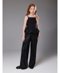 Брюки детские для девочек Bia_pt черный