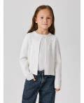 Кардиган детский для девочек Caren белый
