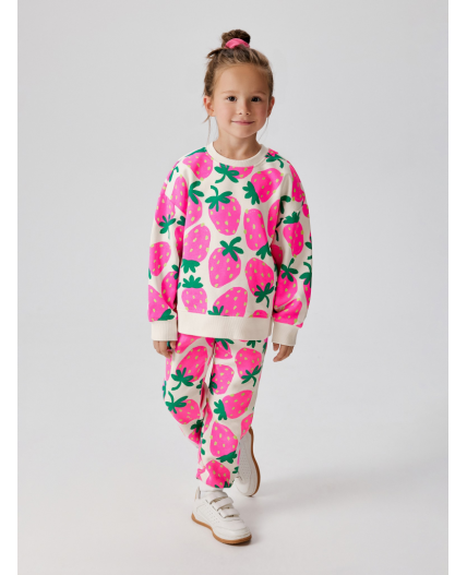 Джемпер детский для девочек Carife_sw молочный