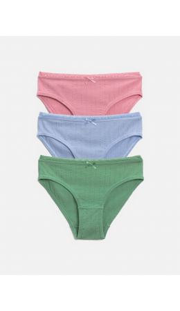 Трусы детские для девочек в наборе из 3шт Celia цвет в ассортименте
