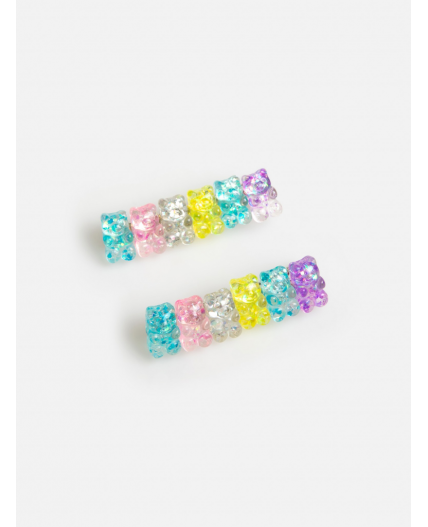 Набор из 2 заколок для волос дет. Chan цветной