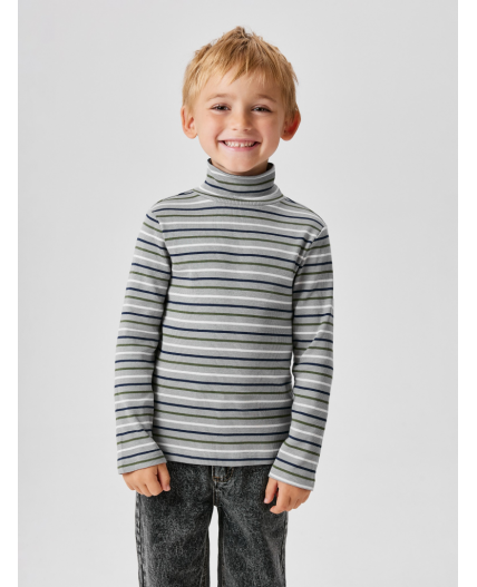 Джемпер детский для мальчиков Chitos хаки полоска