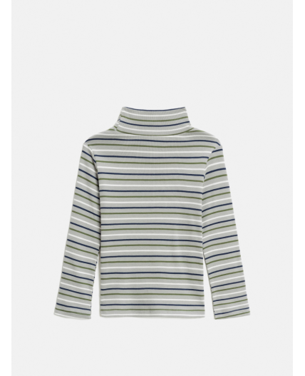 Джемпер детский для мальчиков Chitos хаки полоска