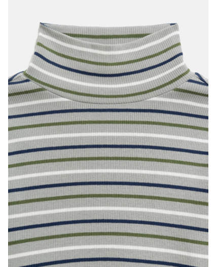 Джемпер детский для мальчиков Chitos хаки полоска