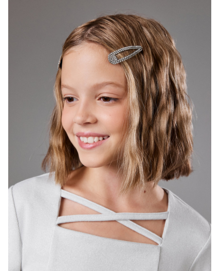 Набор из 2 заколок для волос дет. Clary разноцветный