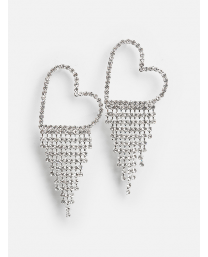 Серьги детские Dangle серебристый