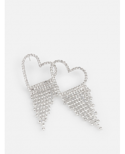 Серьги детские Dangle серебристый