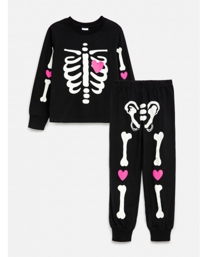 Пижама детская для девочек Demeter черный