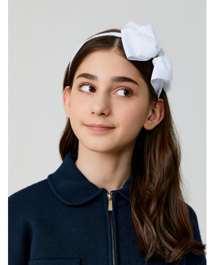 Ободок детский Dunn белый