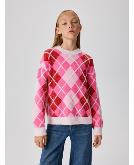 Джемпер детский для девочек Elaina разноцветный