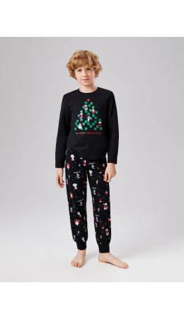 Набор детский для мальчиков ((1)джемпер и (2)брюки) Elbro черный