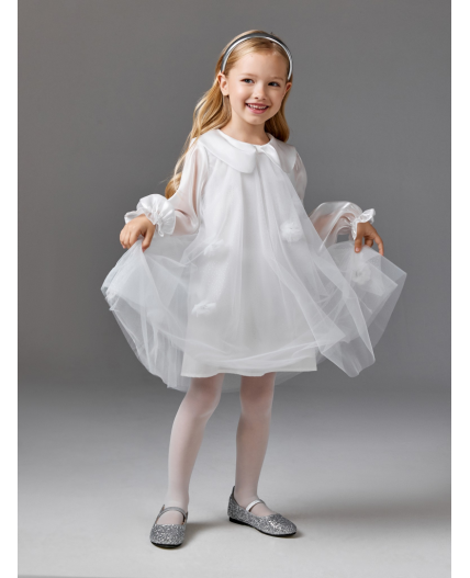 Платье детское для девочек Eleya молочный