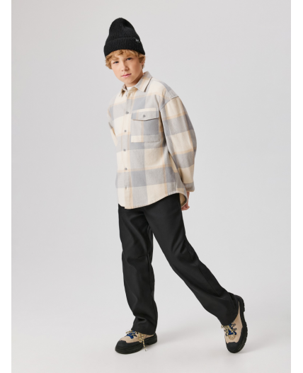 Брюки на подкладке детские для мальчиков Fasto черный