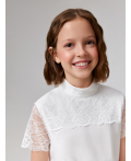 Блузка детская для девочек Fatima белоснежный