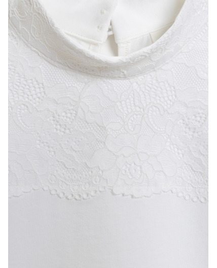 Блузка детская для девочек Fatima белоснежный