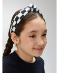 Ободок детский Frost черно-белый