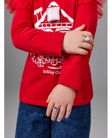 Набор из 3 колец дет. Gifty серебристый