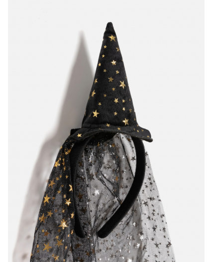 Набор карнавальн.дет.(палочка,ободок) Gilian черный