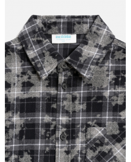 Сорочка верхняя детская для мальчиков Griz серая клетка