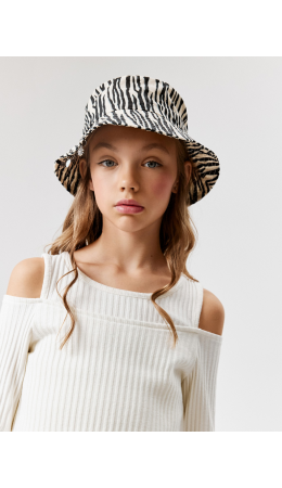 Панама детская Gwan черно-белый