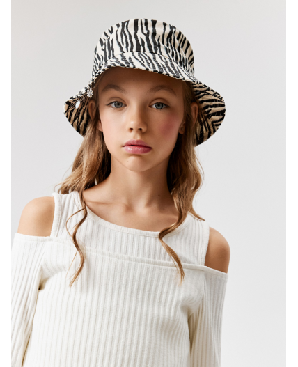 Панама детская Gwan черно-белый