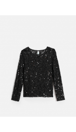 Джемпер детский для девочек Hasharon черный
