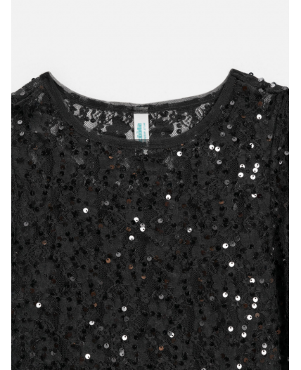 Джемпер детский для девочек Hasharon черный