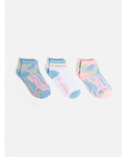 Носки детские в наборе из 3 пар Hiller цвет в ассортименте