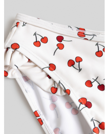 Плавки купальные детские для девочек Hinaki белый принт