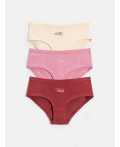 Трусы детские для девочек в наборе из 3шт Hobotok цвет в ассортименте