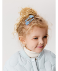 Набор из 2 резинок и 2 заколок для волос дет. Ilario голубой