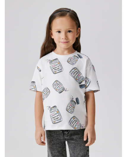 Футболка детская для девочек illion белый