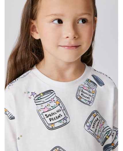Футболка детская для девочек illion белый