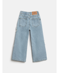 Брюки джинсовые детские для девочек Irza голубой
