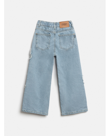 Брюки джинсовые детские для девочек Irza голубой