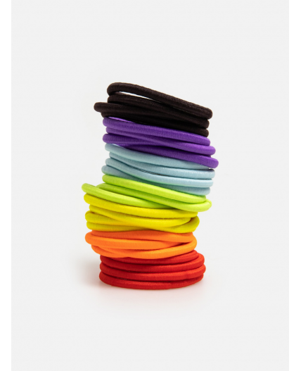 Набор из 28 резинок для волос дет. Jamila цветной