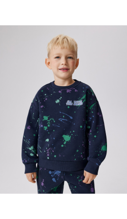 Джемпер детский для мальчиков Julebuk темно-синий