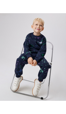 Брюки детские для мальчиков Julebuk_pt темно-синий