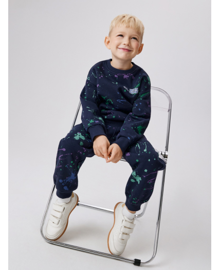 Брюки детские для мальчиков Julebuk_pt темно-синий