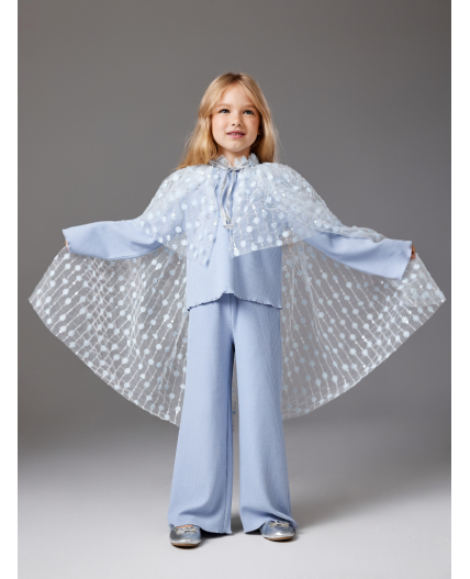 Накидка-мантилья детская Kapy голубой