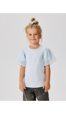 Блузка детская для девочек Kerbela голубой