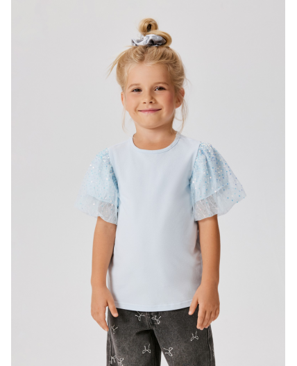 Блузка детская для девочек Kerbela голубой